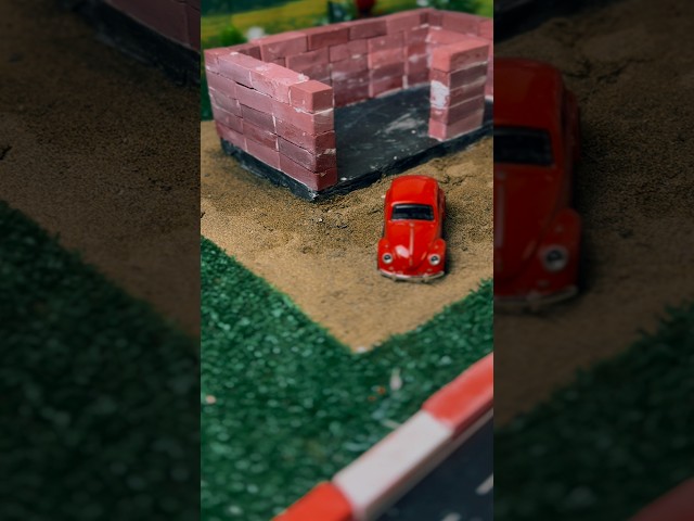 first mini house project 🏠 #diy #minicar
