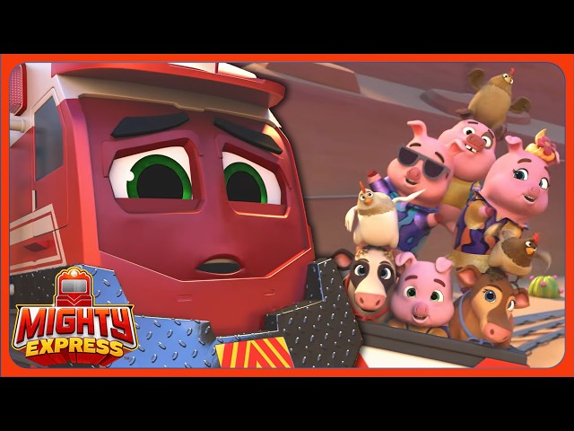 Wild Animals Chase! (Get Back Here!!) | Mighty Express | Train Cartoons