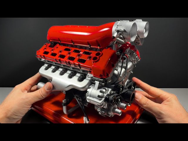 BUILDING THE FIRST 1/4 Scale  V12 Engine Model Kit 