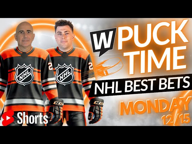 Tonight’s NHL Bets You CAN’T Miss! | Monday Picks, Predictions & Best Bets | PuckTime 12/15 📱