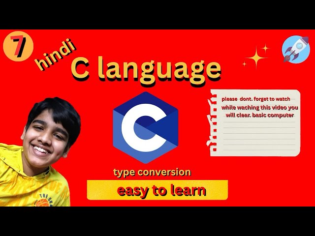 C language-7 #hindi #programming #coding #part-7 #programmingforkids 