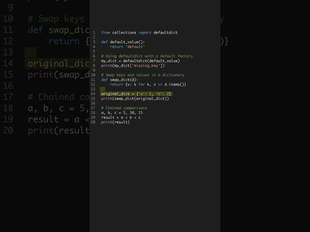 Python Hidden Features in 70 Secs #shorts