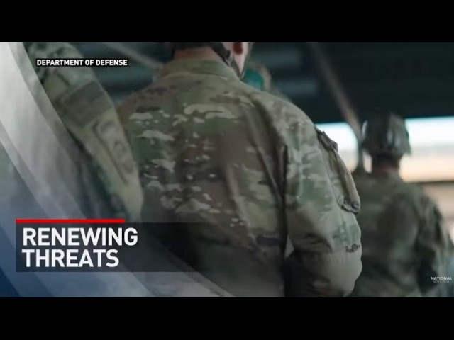 President Trump renewing threats against Iran