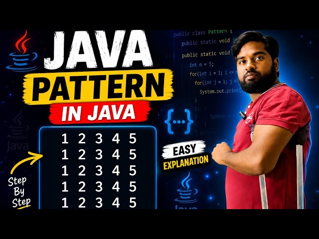PATTERN IN JAVA CLASS 9th And 10th Programming