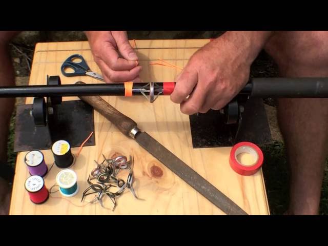 How To: Repair Your Guide/Runner On Your Fishing Rod | The Hook and The Cook