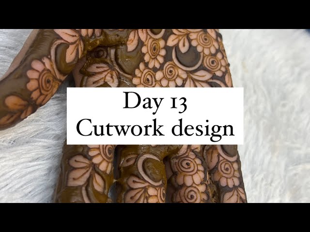 How to creat Cutwork designs #hennadesignsforbeginnersstepbystep ##hennatattoo
