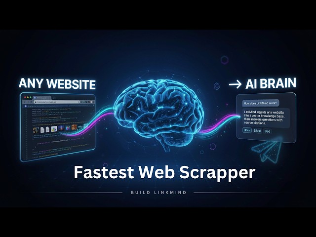 Build Your Own AI Knowledge Base from Any Website 🤯 | LinkMind + Gemini + Web Scraping