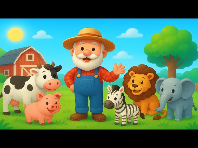 Old MacDonald Had a Farm + More | Farm and Zoo Animal Songs | Nursery Rhymes & Kids Songs
