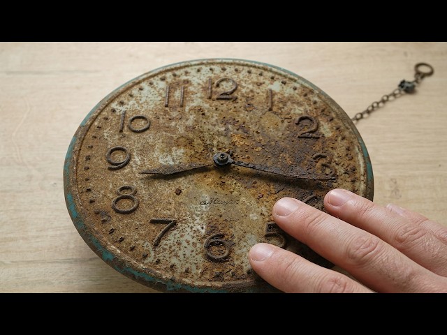 RESTORATION of an old RUSTY wall clock "MAYAK" | Amazing restoration