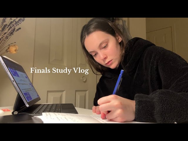 Studying for my final exam of the semester as an aerospace engineering student | study vlog part 3