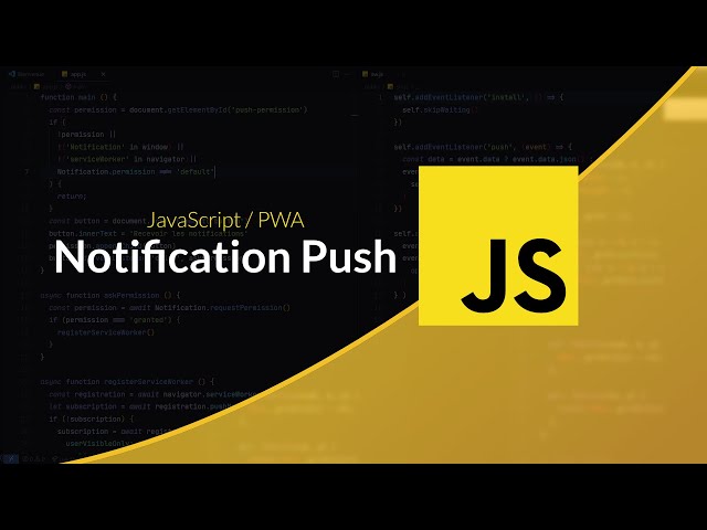 Progressive Web App : Notification push