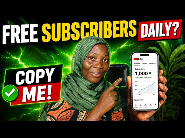 How I Get Subscribers FAST on YouTube (Just Do These!)