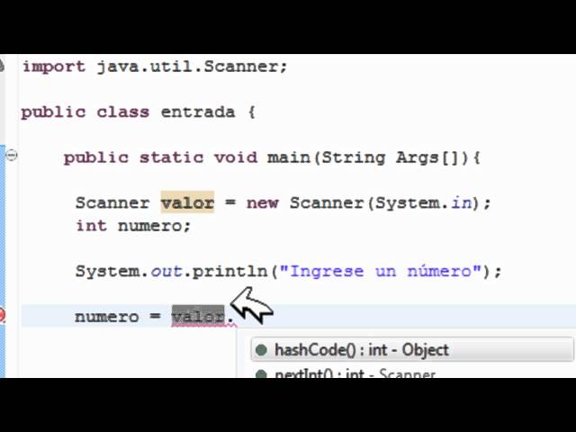 Programando en Java desde el principio -Lección XXI- Clase Scanner y entrada de datos