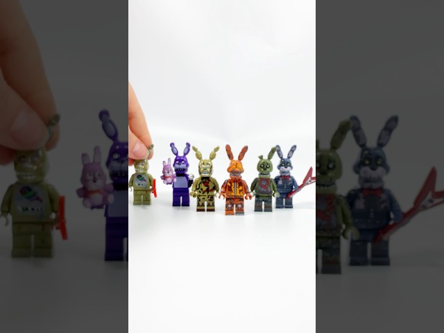 EVERY BONNIE in ONE Collection! 😱 FNAF Unofficial LEGO Minifigures