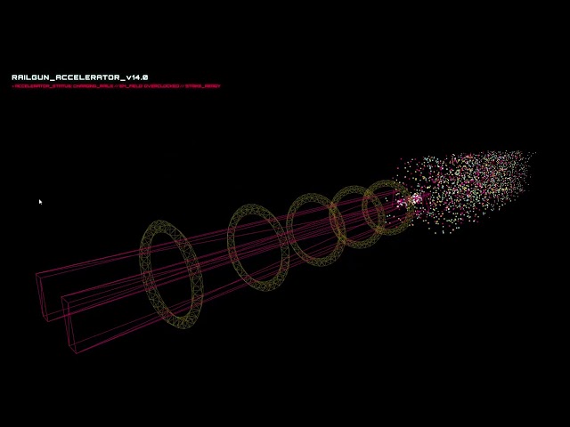 Interactive 3D Railgun Kinetic Accelerator in Three.js & JavaScript | Weapon Design Tutorial