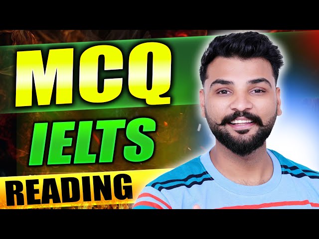 IELTS MCQ Test Practice 🎧✍️ | Reading Guide | Raman Sir | 2025 |