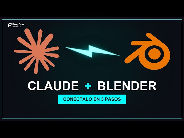 Conecta CLAUDE a BLENDER paso a paso | Tutorial MCP en Español
