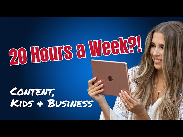 How I Consistently Create Content as a Busy Mom and Business Owner