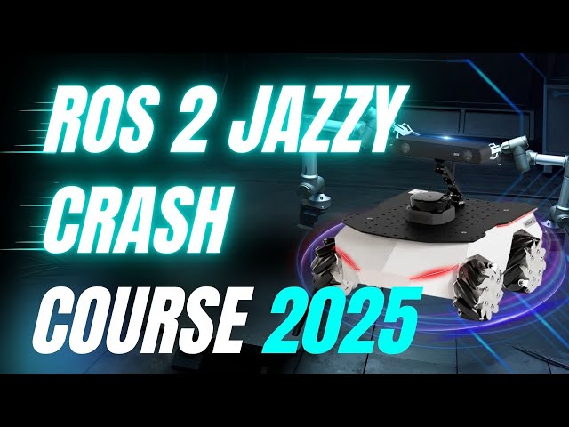 Learn ROS2 Jazzy Crash Course 2025 (full learning material and code included)