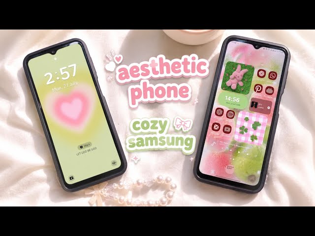 Make your samsung galaxy aesthetic | dark mode theme cozy | samsung a13