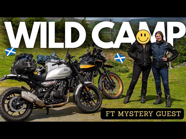 We Took Royal Enfields WILD CAMPING in Scotland!