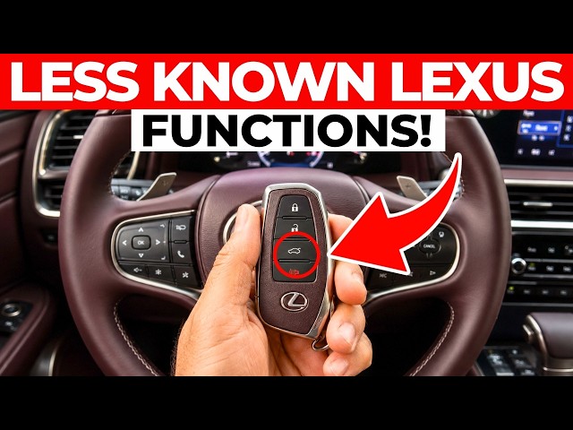 Lexus Key Fob Hacks: What Your Dealer Didn't Tell You