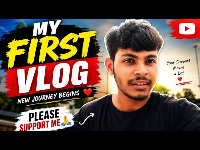 My First Vlog | New Journey Begins ❤️ | Please Support Me 🙏#firstvlog #viralvideo 