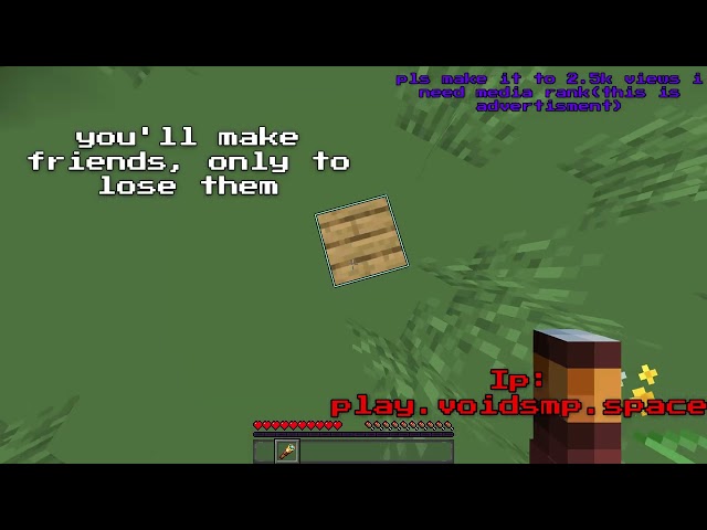 Void smp Lifesteal Advertisement, Ip:play.voidsmp.space Cracked and java