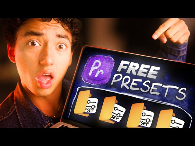 How I EDIT FASTER with FREE presets! (Adobe Premiere Pro 2026)