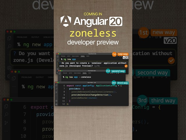 Zoneless Moves to Developer Preview in Upcoming Angular 20 #angular20 #angular