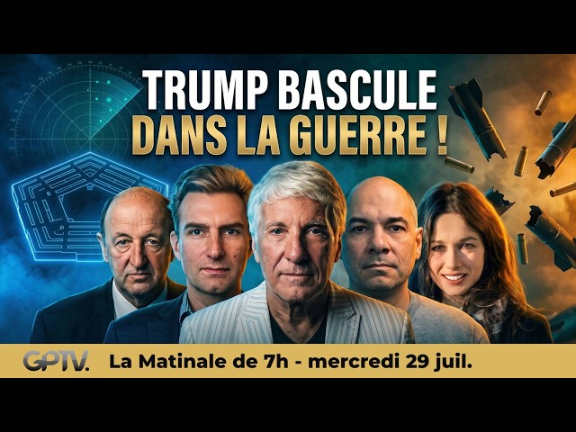 TRUMP cède aux NÉOCONSERVATEURS et frôle la GUERRE contre la RUSSIE ! | GPTV LA MATINALE