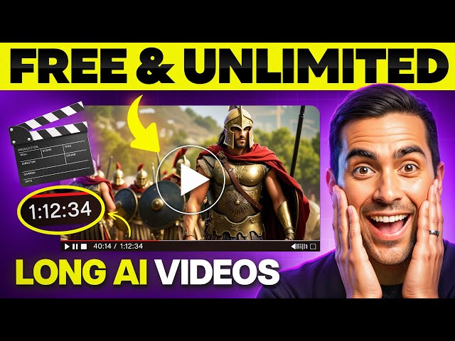 STOP Paying: Make LONG AI Videos (FREE & UNLIMITED)