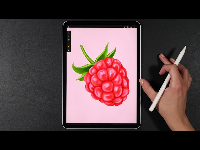 Infinite Painter Raspbery Drawing Tutorial (Android friendly)