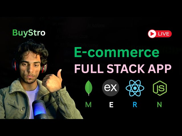 Full-Stack E-commerce Project Build Live | MongoDB | ExpressJS | NodeJS | ReactJS |‪‪‪@codebymahesh‬