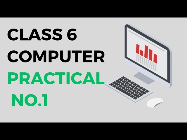 How to Create a file on desktop| Class 6 Computer Practical