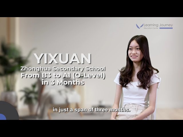 A1 For O Level English- Yi Xuan, Zhonghua Secondary School Online Sec Tuition Centre Singapore