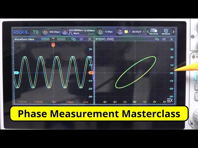 EEVblog 1751 - Oscilloscope Phase Measurement Masterclass
