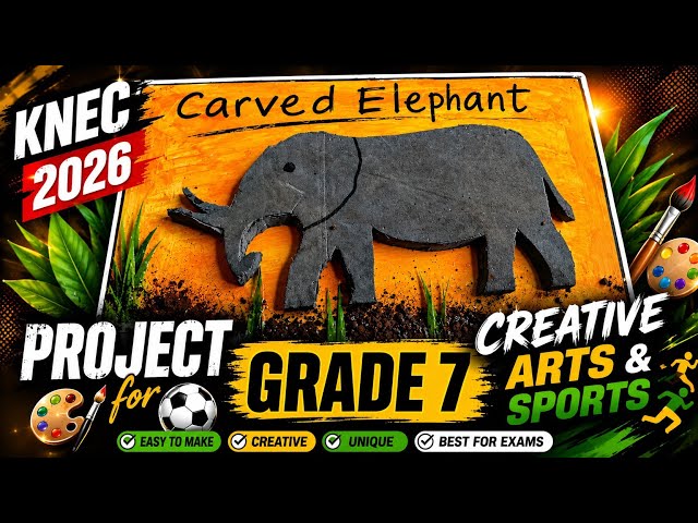 Grade 7 CAS // Grade 7 Creative Arts & Sports Project 2026 // How to carve an elephant