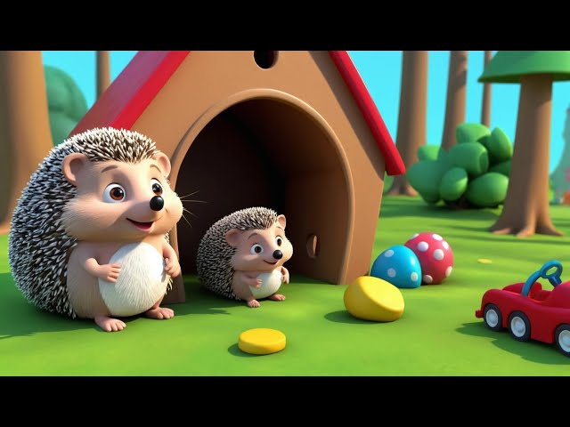 Little Hedgehog Finds a Cozy Home 🦔🏡 | Fun 3D Animated Nursery Rhyme for Kids & Toddlers