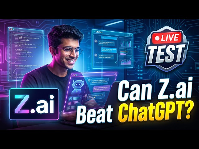 🔴 LIVE: Testing Z.ai Chatbot – Is This the Next ChatGPT Killer?