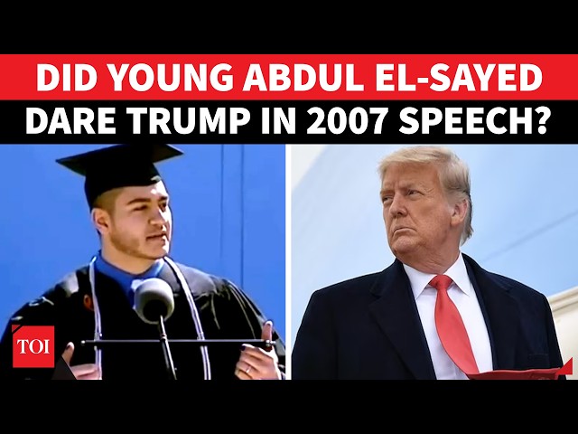 ‘THE AUDACITY…’: Abdul El-Sayed’s FIERY WARNING In 2007 Commencement Speech At Michigan University