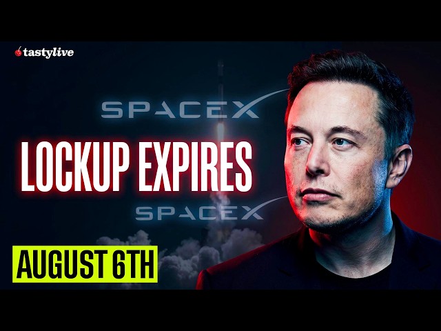 $100B+ Worth of SpaceX Shares Officially UNLOCK | Aug 6 Live Trading