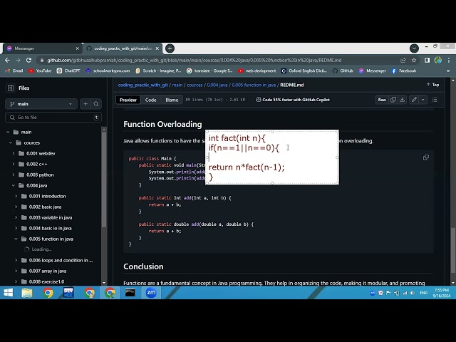 Recursion in Java Explained | Pramish Bhusal | Zoom Meeting #50