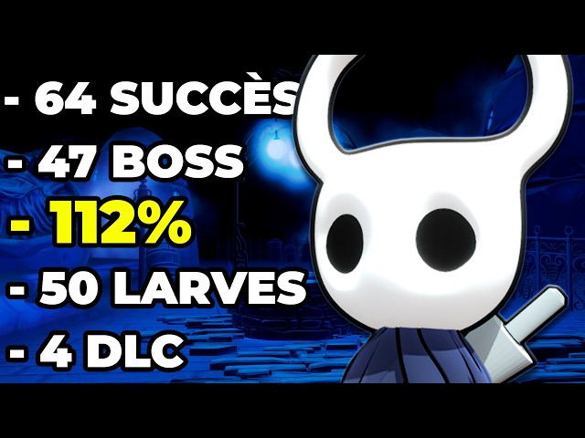 I FINALLY got 112% Hollow Knight with ALL the achievements