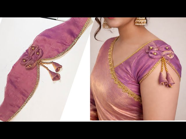 Trending sleeve design cutting and stitching| blouse sleeves design| बाजू का डिजाइन sleeves design|