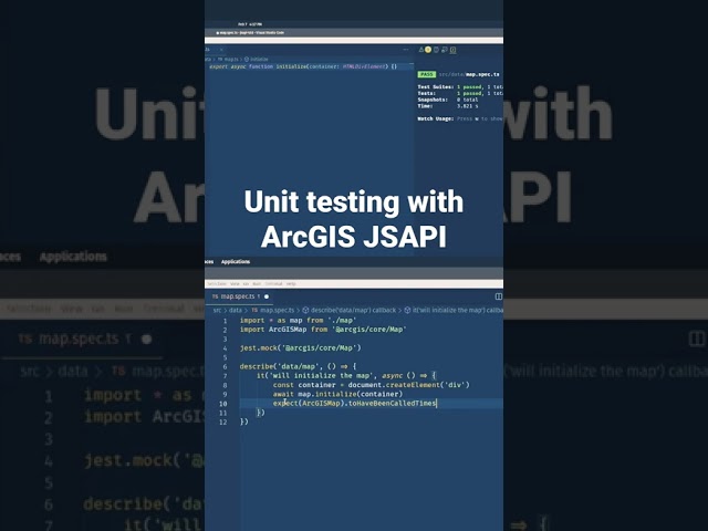 Quick look at Unit testing with the #ArcGIS API for #JavaScript! #webdevelopment