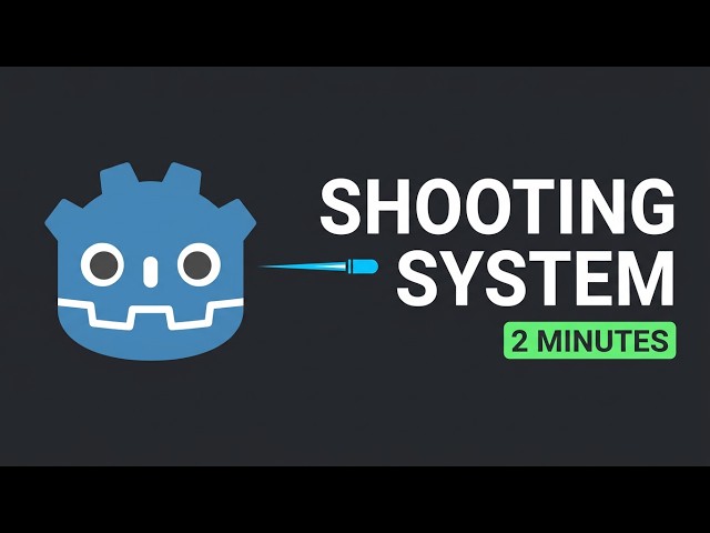 The Most Basic Godot 4 Shooting System You Will Ever Need (2 Minutes)
