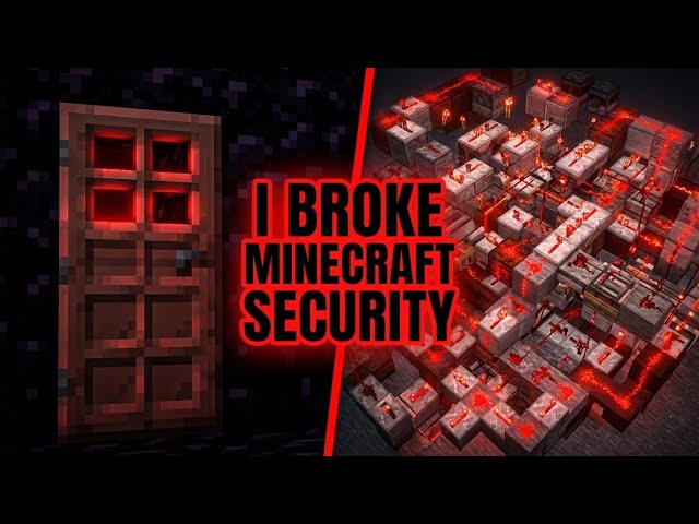 I Built a Password-Protected Door in Minecraft (Redstone Security)