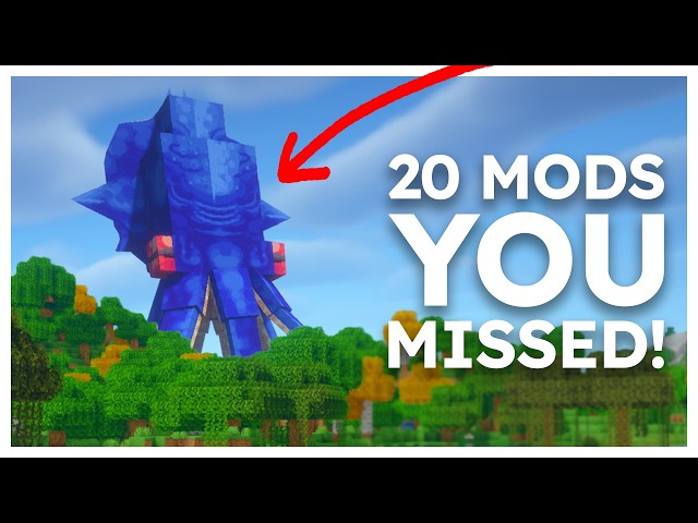 You MISSED These 20 New Minecraft Mods! (Antarchy, Grassier Grass and More!)