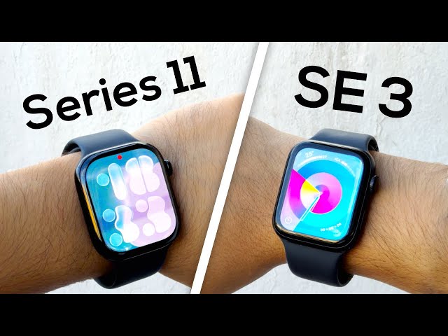 Apple Watch 11 vs Apple Watch SE3 🆚 ¿Para qué GASTAR MAS?